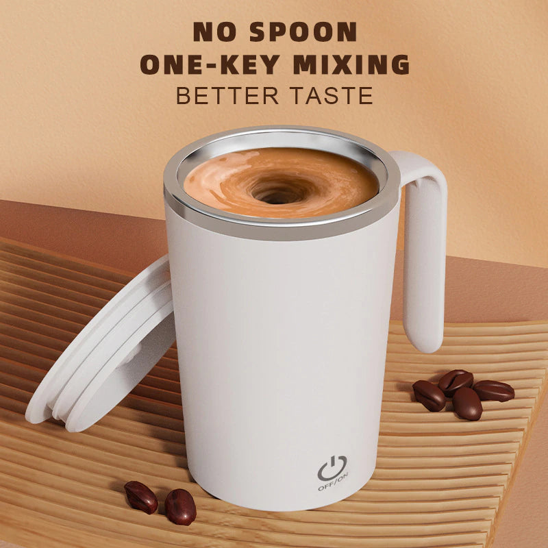 Kitchen Electric Mixing Cup Stirring Coffee Cup Automatic Mixing Mugs Cup Lazy Rotating Magnetic Water Cup